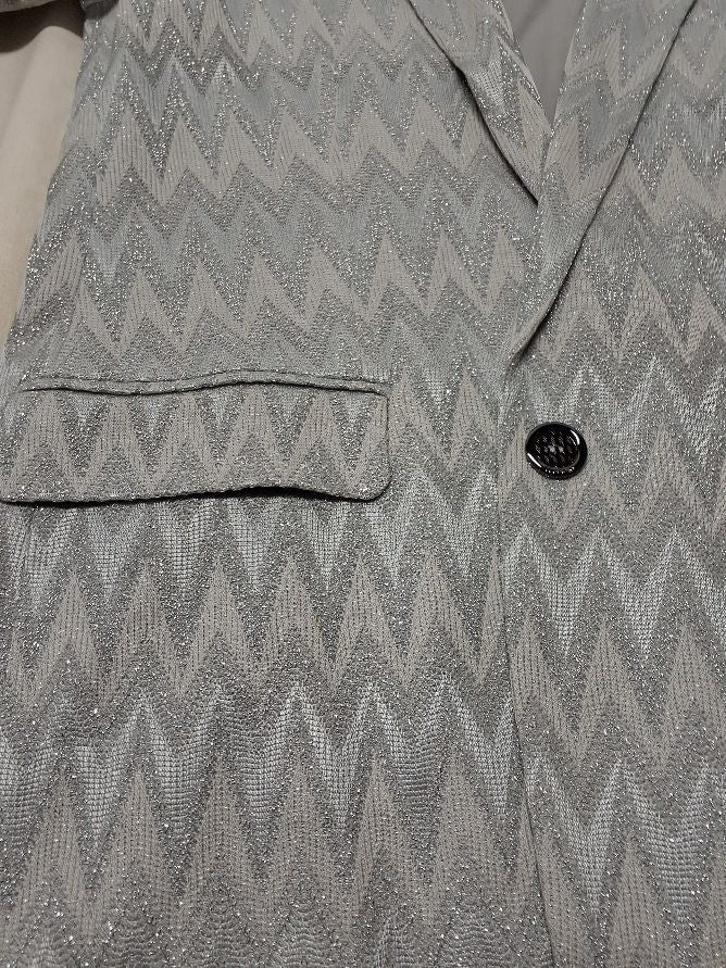 Missoni jakke sølv